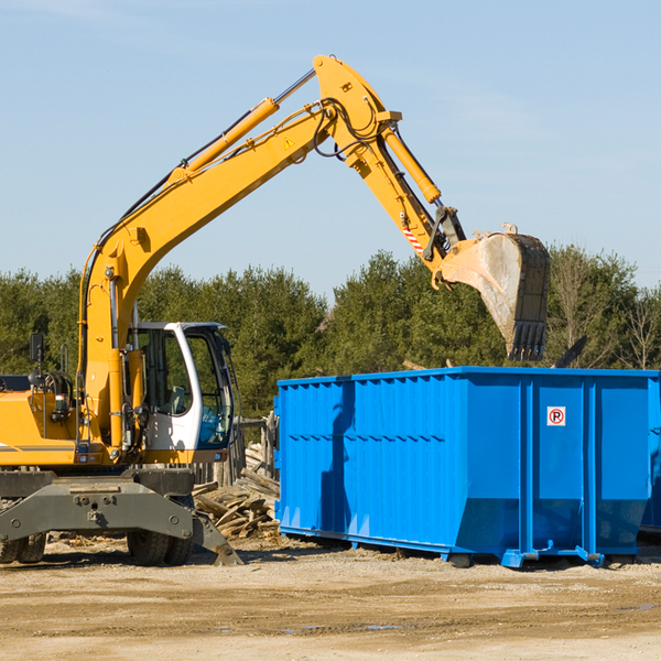 what size residential dumpster rentals are available in Columbia County NY